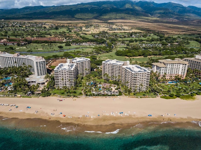 50 Nohea Kai Dr Unit 2-1106, Lahaina, HI 96761 - drone / aerial view of a water and mountain view