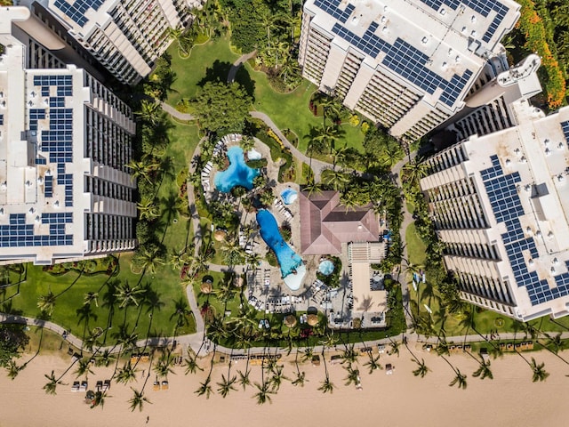50 Nohea Kai Dr Unit 2-1106, Lahaina, HI 96761 - aerial view of a pool area