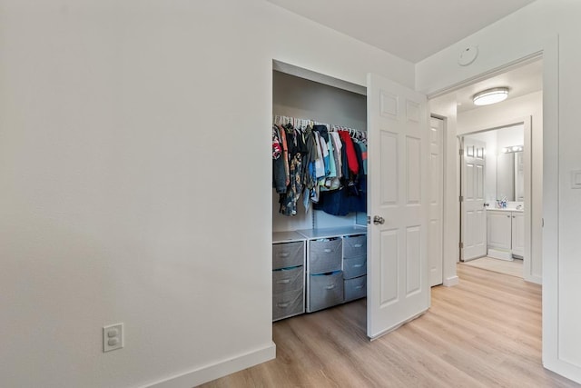 view of closet