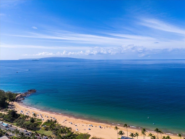 water view with a beach view