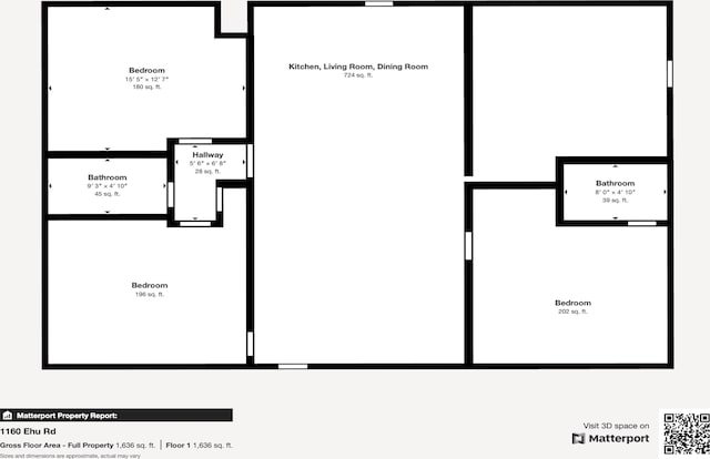 1160 Ehu Rd, Makawao, HI 96768 - view of home floor plan