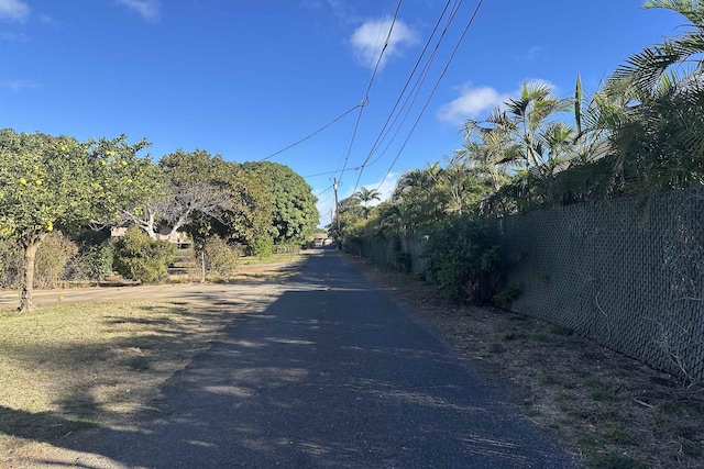 view of road