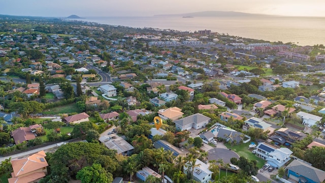 bird's eye view featuring a residential view