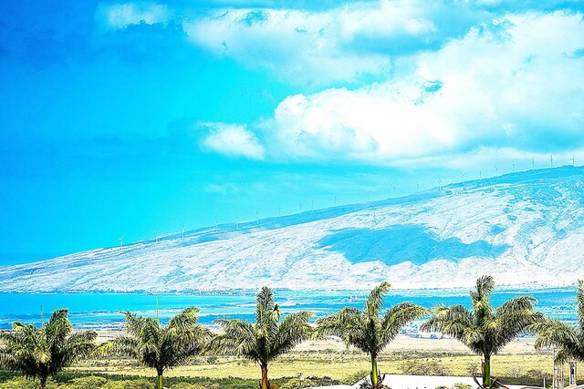 property view of water featuring a mountain view