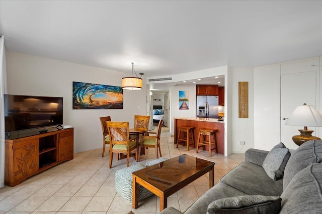 3445 Lower Honoapiilani Rd Unit 204, Lahaina, HI 96761 - living area featuring light tile patterned floors