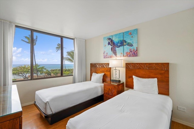 3445 Lower Honoapiilani Rd Unit 204, Lahaina, HI 96761 - bedroom with wood finished floors and baseboards