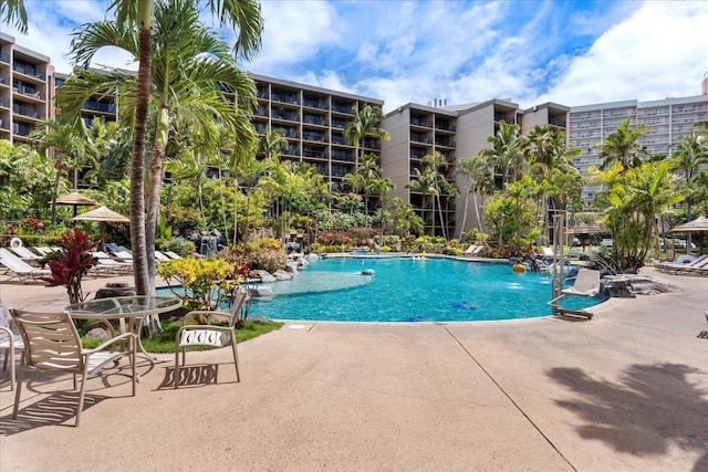 3445 Lower Honoapiilani Rd Unit 204, Lahaina, HI 96761 - community pool featuring a patio