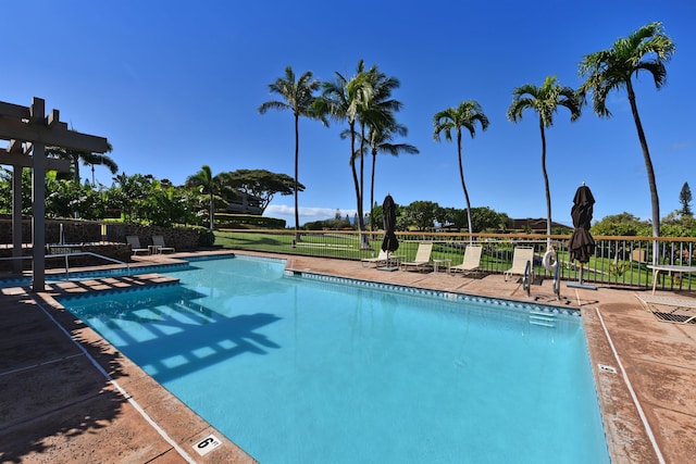 view of swimming pool