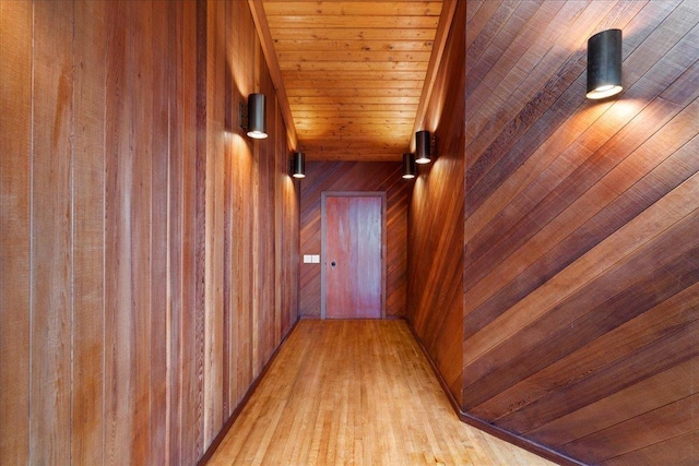2450 Piiholo Rd, Makawao, HI 96768 - hall with wooden walls and wooden ceiling