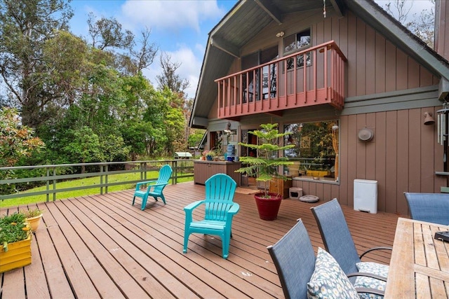 2450 Piiholo Rd, Makawao, HI 96768 - view of wooden deck