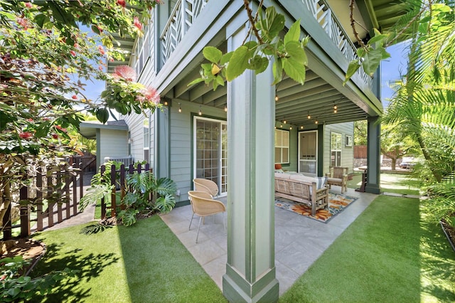 206 Kuli Puu St, Kihei, HI 96753 - view of patio featuring an outdoor hangout area