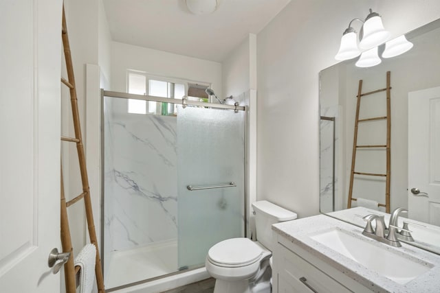 206 Kuli Puu St, Kihei, HI 96753 - bathroom with a marble finish shower, vanity, and toilet
