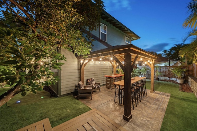 206 Kuli Puu St, Kihei, HI 96753 - view of wooden terrace