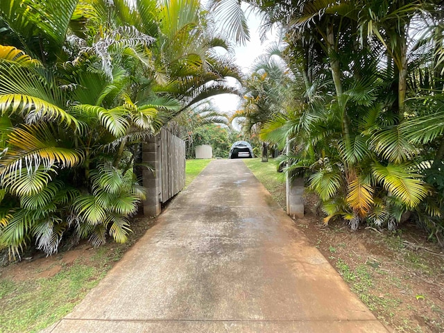 view of road