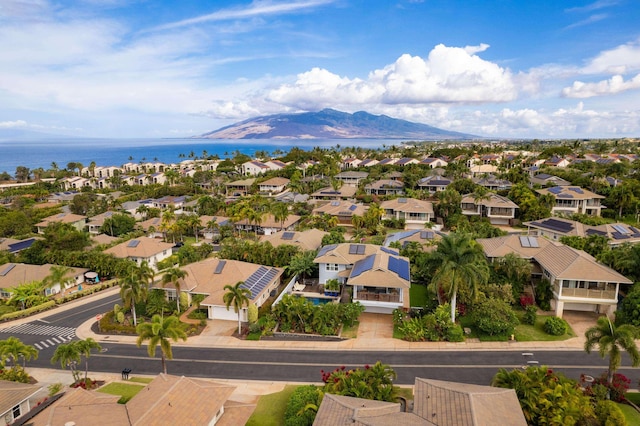 137 Hoohale St, Kihei, HI 96753 - birds eye view of property featuring a residential view and a water and mountain view