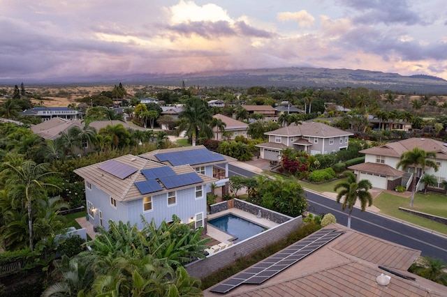 137 Hoohale St, Kihei, HI 96753 - aerial view at dusk featuring a residential view