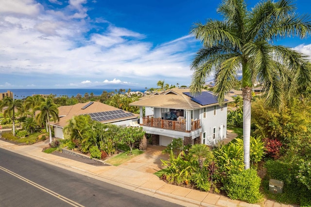 137 Hoohale St, Kihei, HI 96753 - drone / aerial view featuring a water view