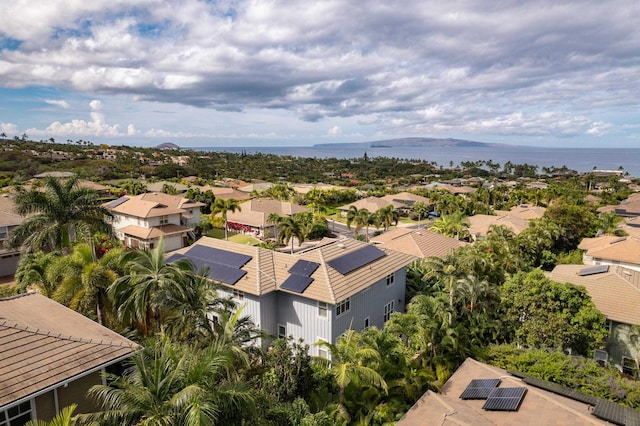137 Hoohale St, Kihei, HI 96753 - birds eye view of property featuring a residential view and a water view