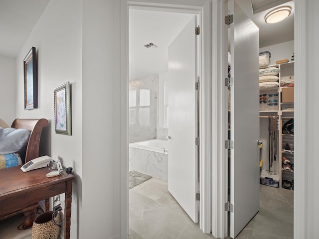 137 Hoohale St, Kihei, HI 96753 - corridor with tile patterned floors and visible vents