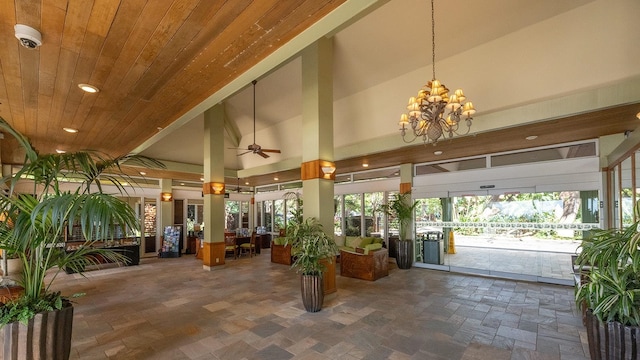 view of community lobby