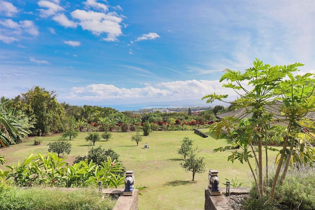 surrounding community featuring a rural view and a lawn