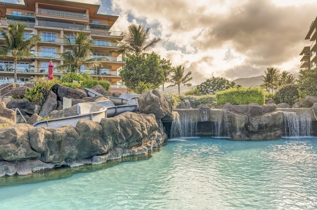 view of pool
