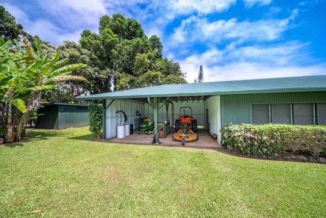 40723 Hana Hwy, Hana, HI 96713 - view of outbuilding with a lawn
