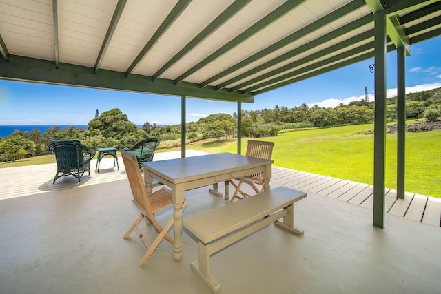 view of patio