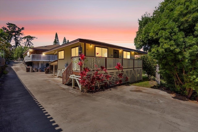 view of manufactured / mobile home