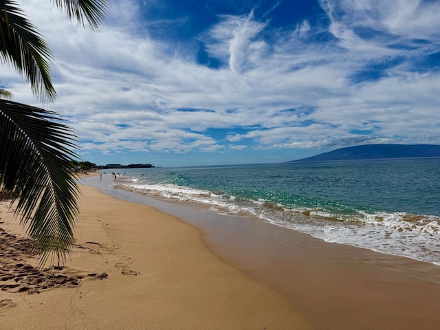 water view with a beach view