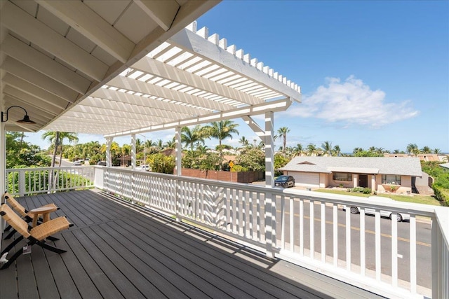 2825 Kauhale St, Kihei, HI 96753 - wooden deck with a pergola