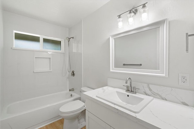 2825 Kauhale St, Kihei, HI 96753 - bathroom with vanity, shower / tub combination, and wood finished floors
