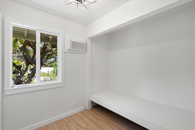 2825 Kauhale St, Kihei, HI 96753 - mudroom featuring a wall unit AC and light wood finished floors