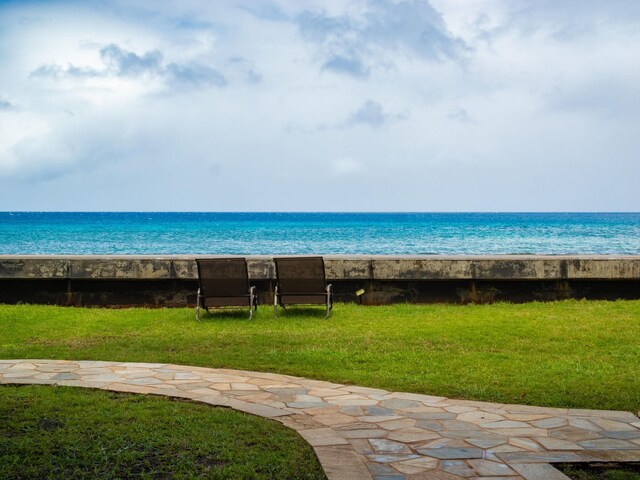 view of water feature