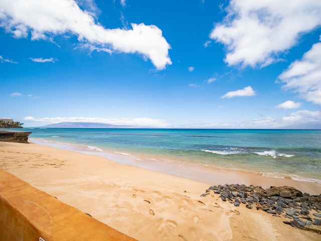 water view with a beach view