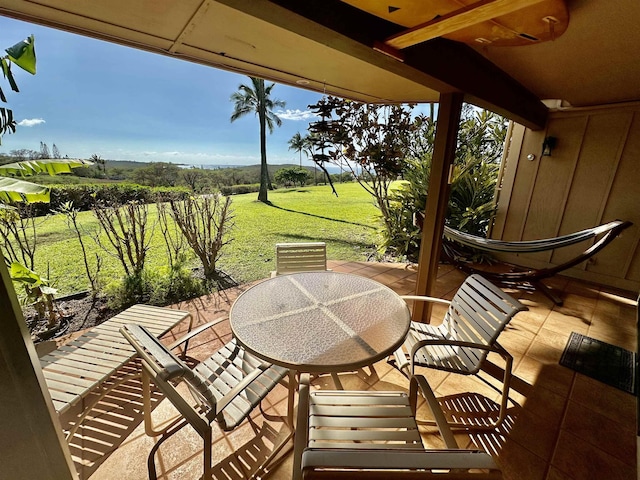 view of patio