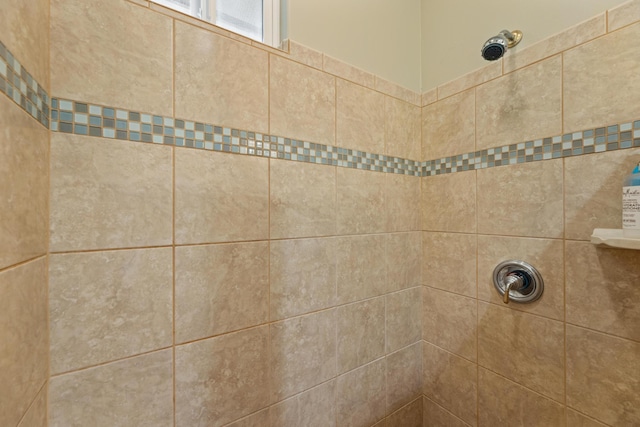 details featuring tiled shower