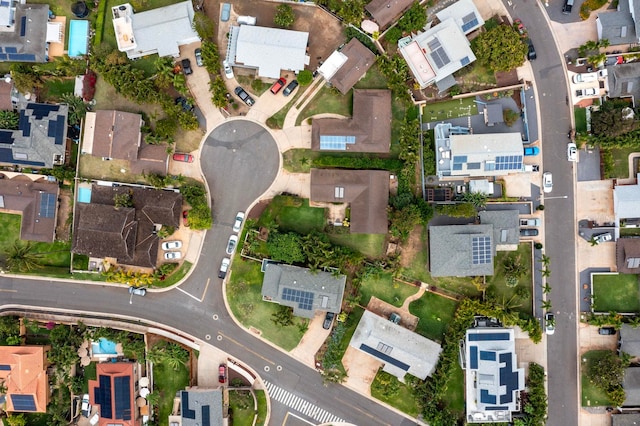 birds eye view of property featuring a residential view