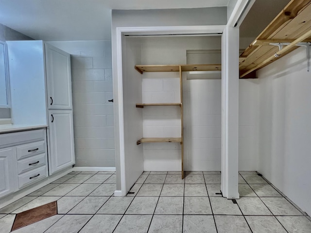 bathroom featuring tile patterned floors