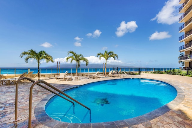 4401 Lower Honoapiilani Rd Unit A-103, Lahaina, HI 96761 - community pool featuring a patio and a water view
