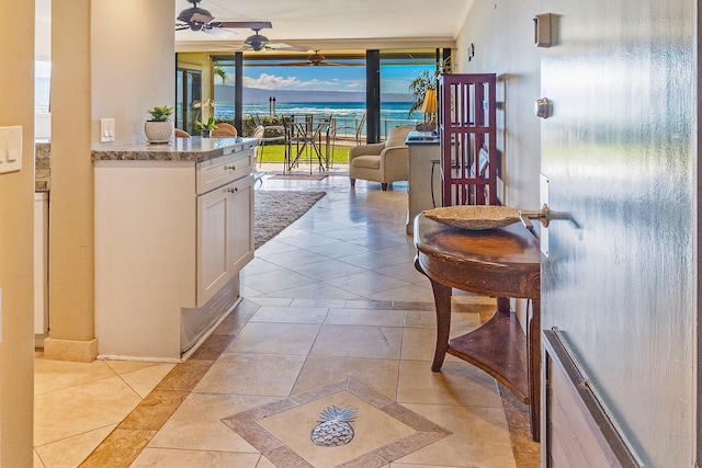 4401 Lower Honoapiilani Rd Unit A-103, Lahaina, HI 96761 - corridor with inlaid floor details