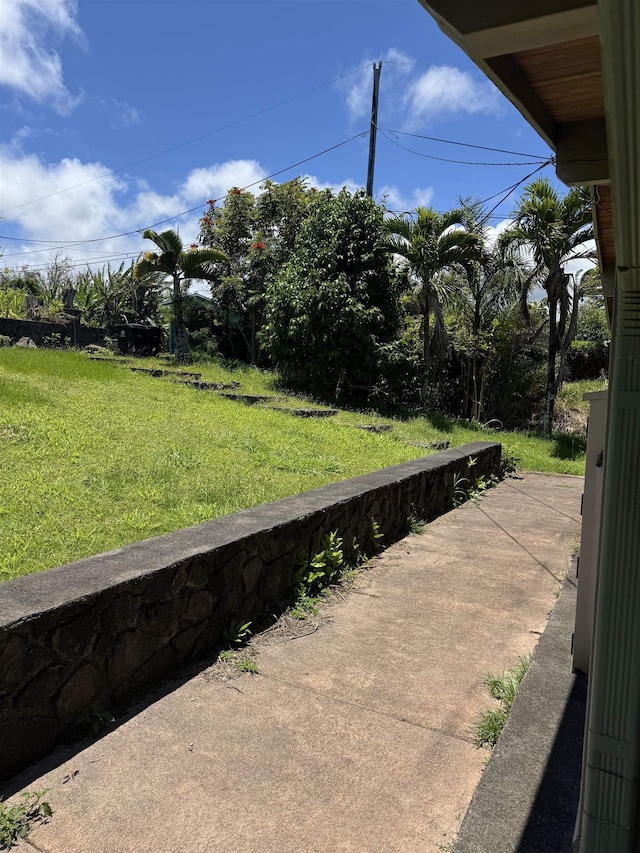 view of yard