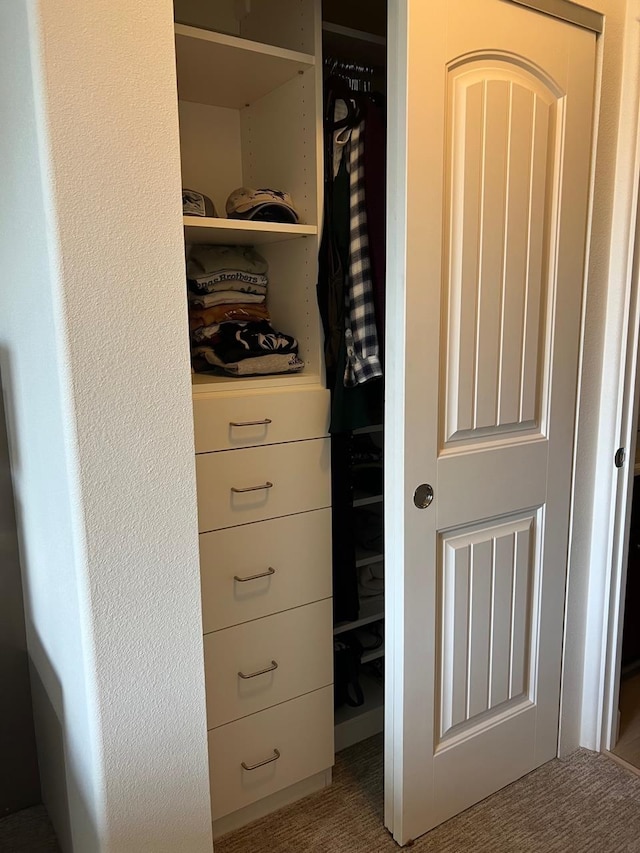 view of closet