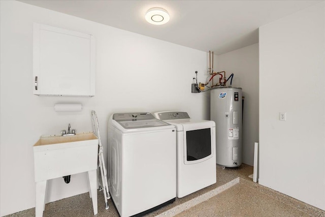 23 Poinciana Rd, Lahaina, HI 96761 - washroom featuring electric water heater and independent washer and dryer