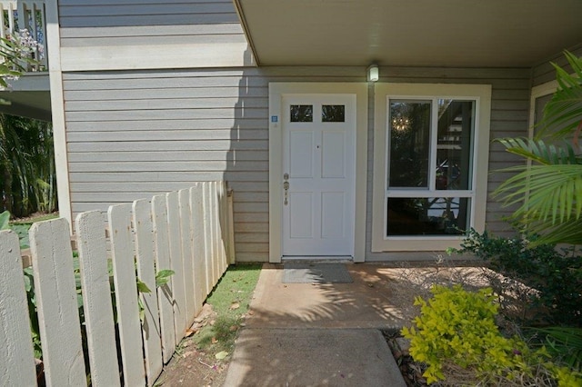 view of property entrance