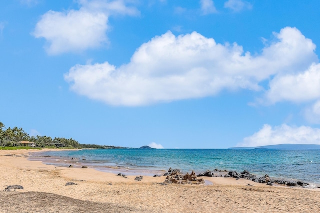 water view with a beach view