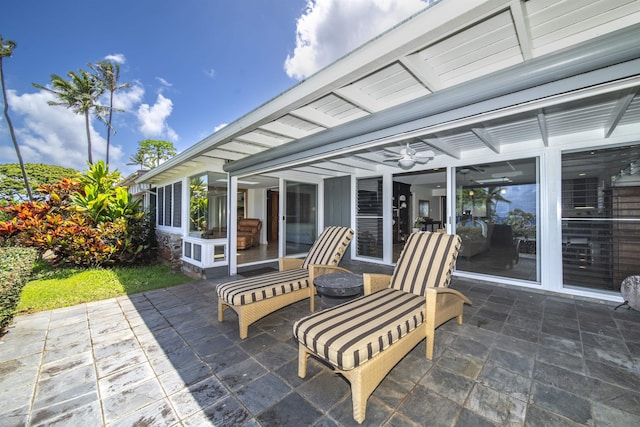 20 Hui Rd I 41, Lahaina, HI 96761 - view of patio with a sunroom