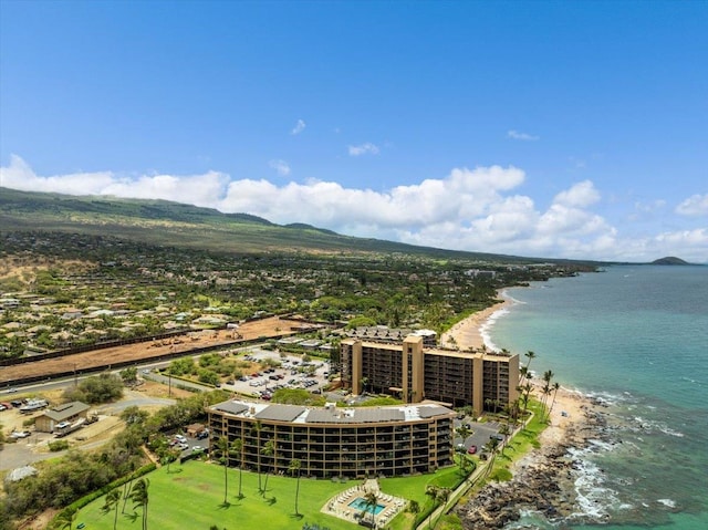 2936 S Kihei Rd Unit 213, Kihei, HI 96753 - aerial view of a water and mountain view