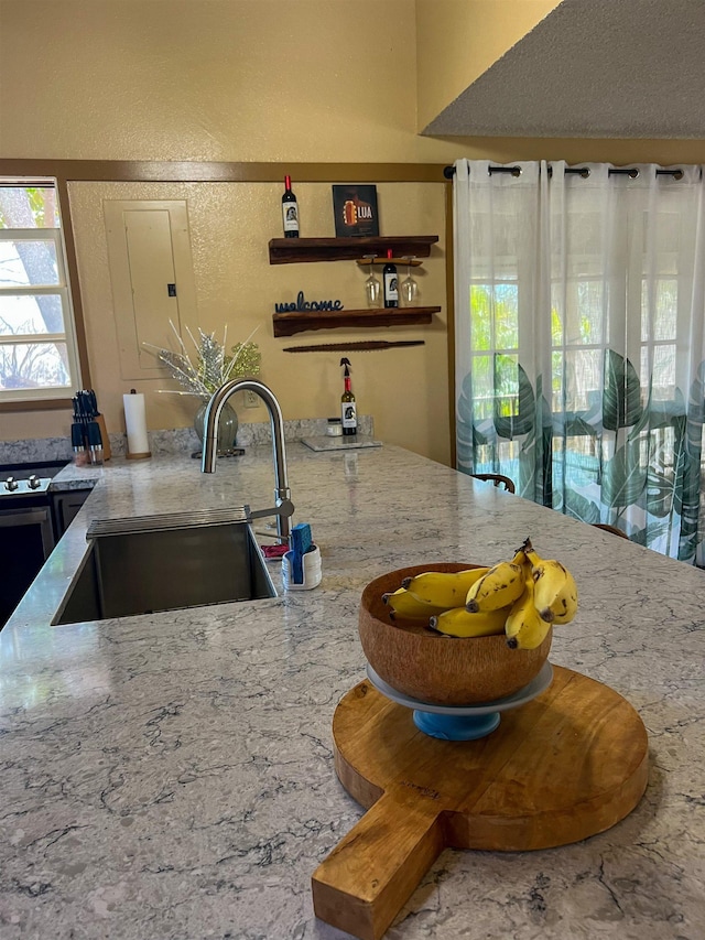 kitchen featuring sink