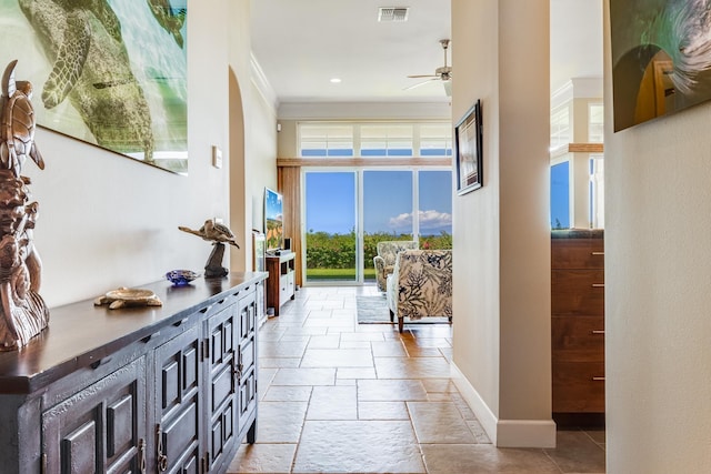 2177 Hihimanu St Unit 121, Kihei, HI 96753 - hall featuring crown molding
